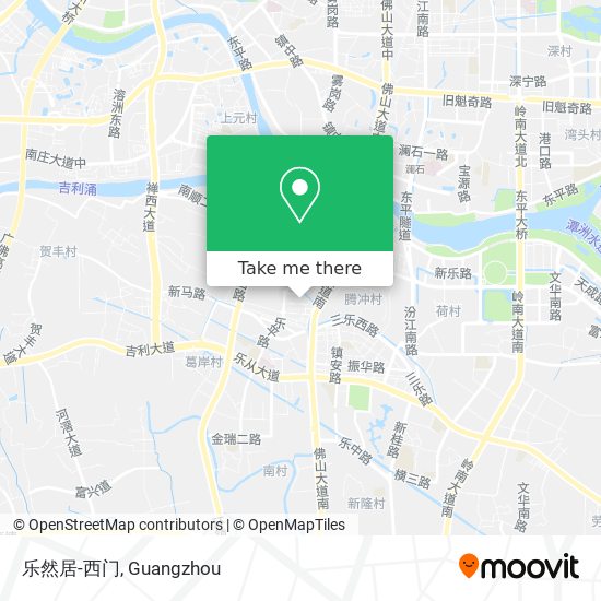 乐然居-西门 map