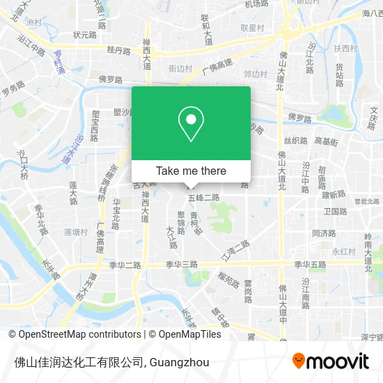 佛山佳润达化工有限公司 map