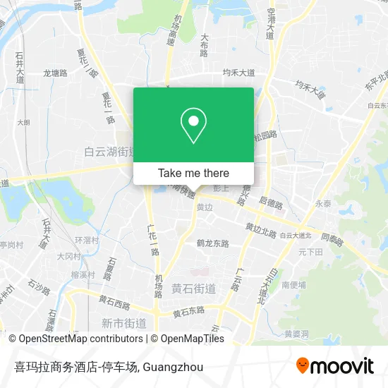 喜玛拉商务酒店-停车场 map