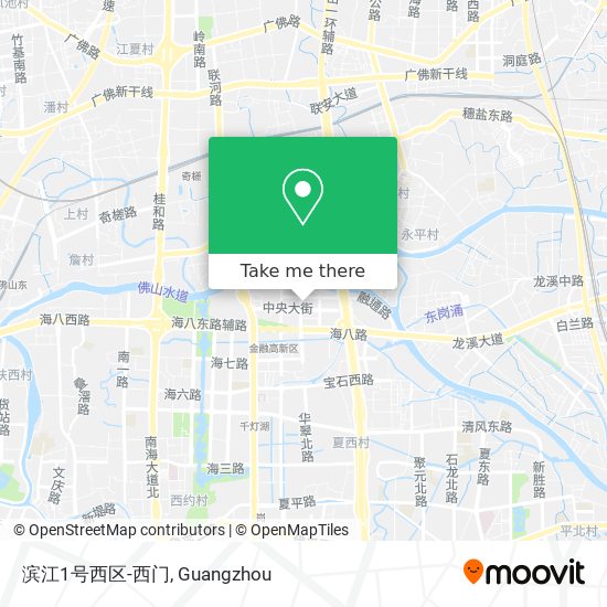 滨江1号西区-西门 map