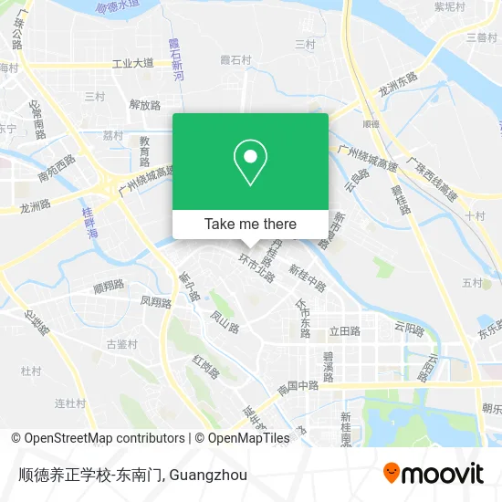 顺德养正学校-东南门 map
