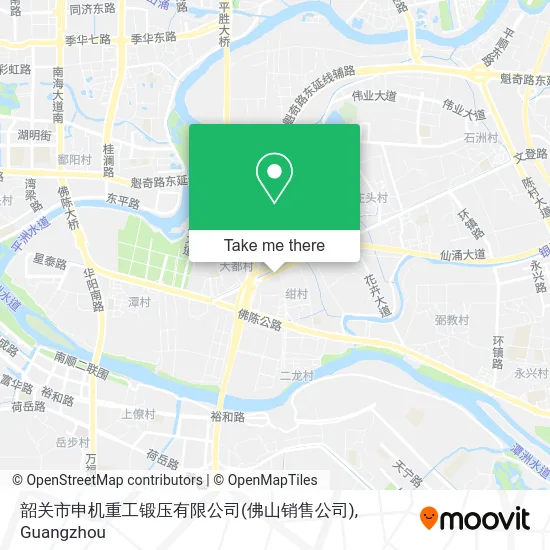 韶关市申机重工锻压有限公司(佛山销售公司) map