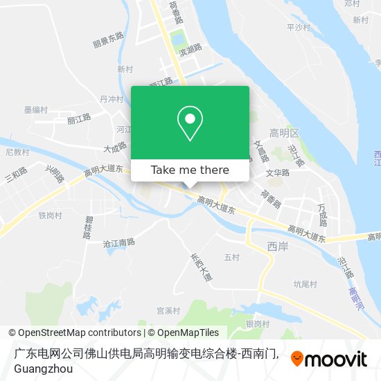 广东电网公司佛山供电局高明输变电综合楼-西南门 map