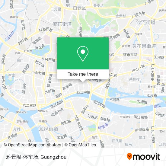 雅景阁-停车场 map