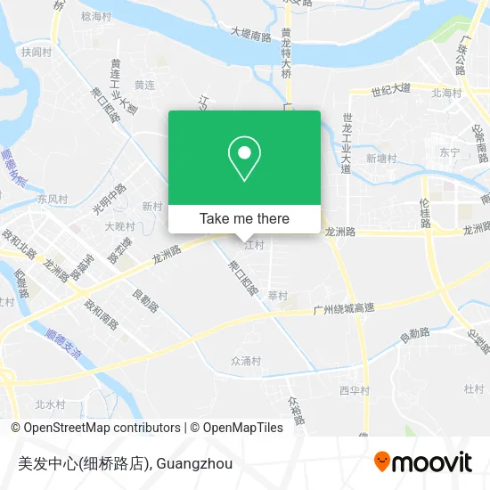 美发中心(细桥路店) map