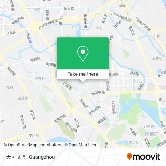 天可文具 map