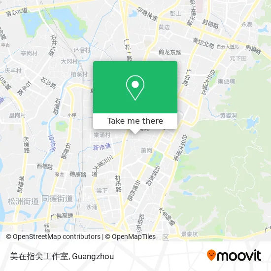 美在指尖工作室 map