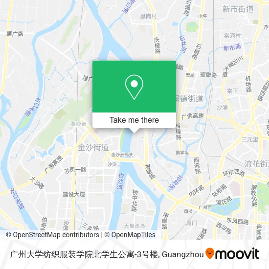 广州大学纺织服装学院北学生公寓-3号楼 map