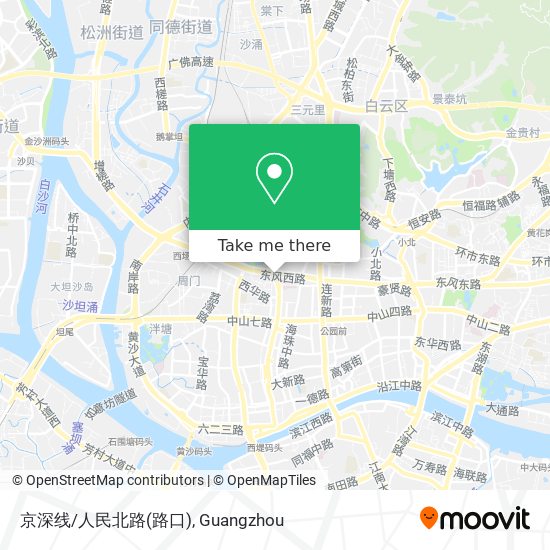 京深线/人民北路(路口) map