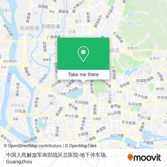 中国人民解放军南部战区总医院-地下停车场 map