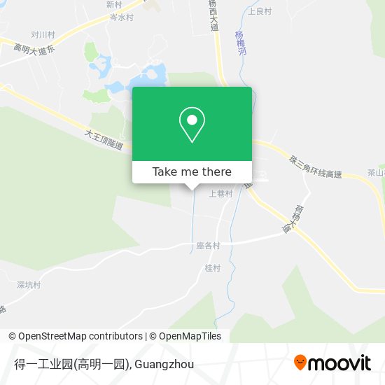 得一工业园(高明一园) map