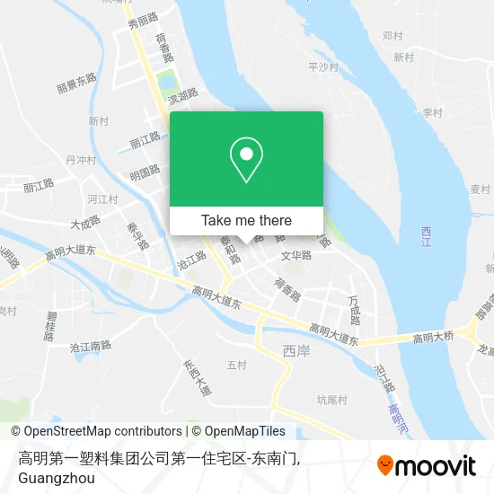 高明第一塑料集团公司第一住宅区-东南门 map