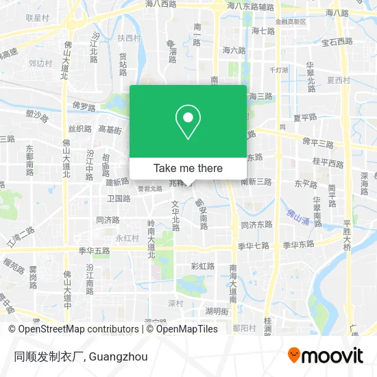 同顺发制衣厂 map