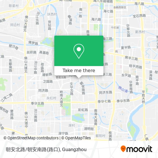 朝安北路/朝安南路(路口) map