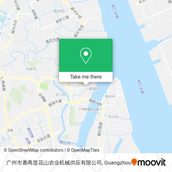 广州市番禺莲花山农业机械供应有限公司 map