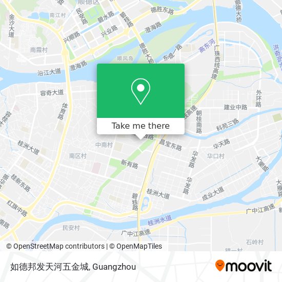 如德邦发天河五金城 map