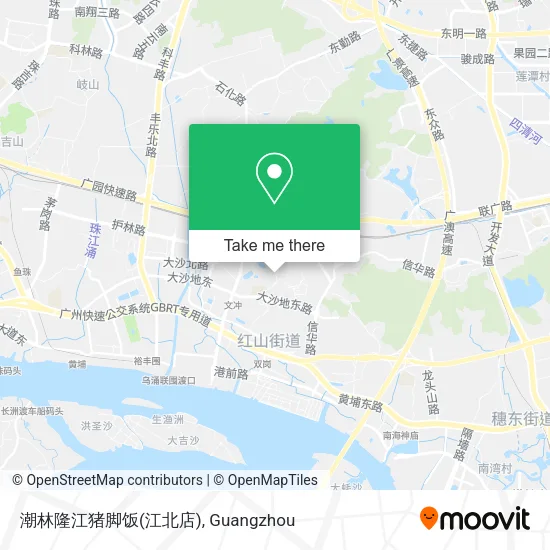 潮林隆江猪脚饭(江北店) map