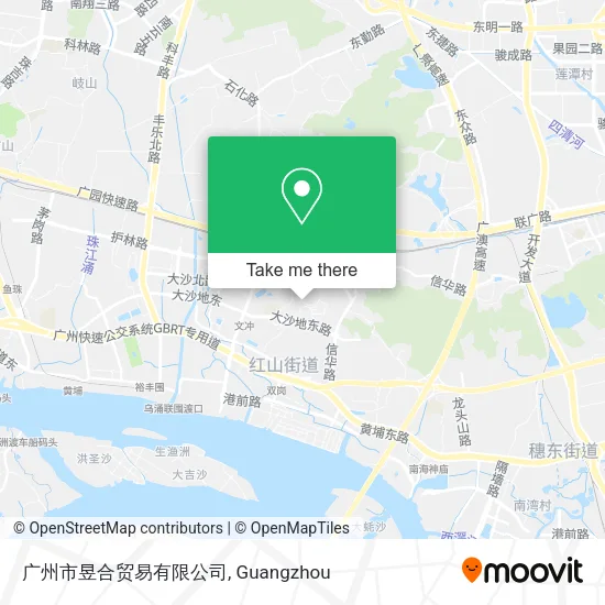 广州市昱合贸易有限公司 map
