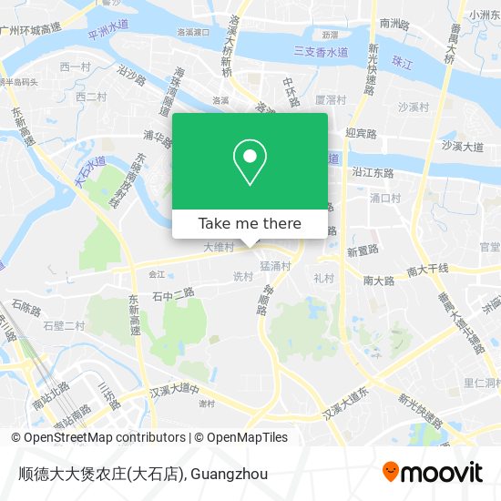 顺德大大煲农庄(大石店) map