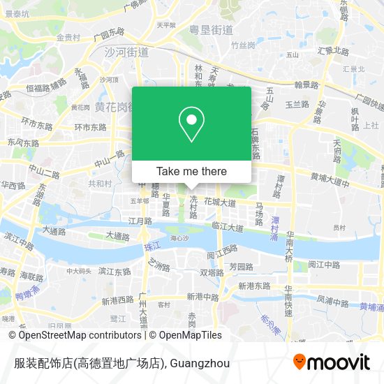 服装配饰店(高德置地广场店) map