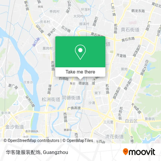华客隆服装配饰 map