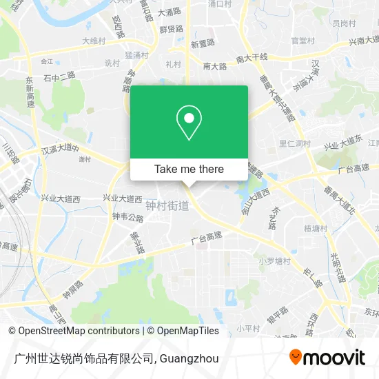 广州世达锐尚饰品有限公司 map