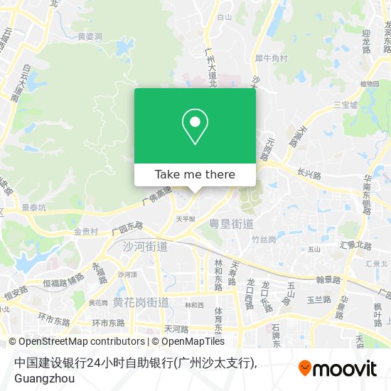 中国建设银行24小时自助银行(广州沙太支行) map