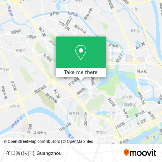 圣日富(法国) map