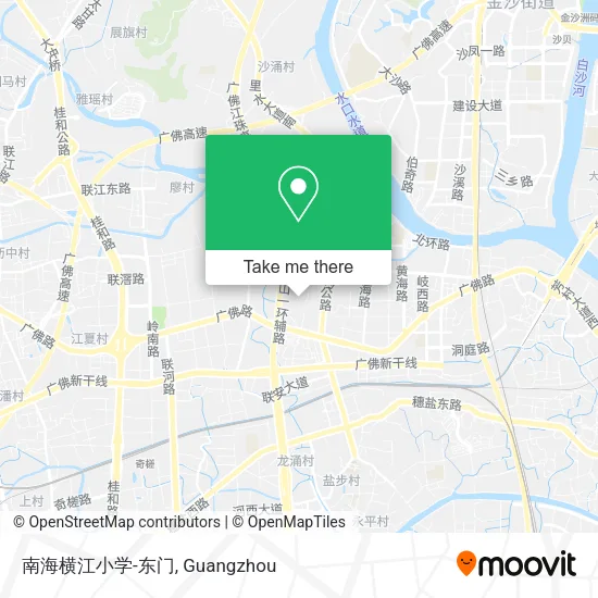 南海横江小学-东门 map