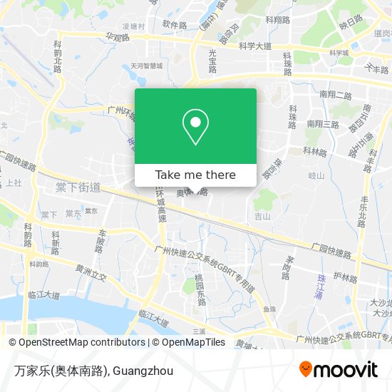万家乐(奥体南路) map