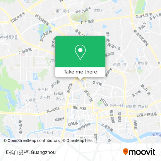 E栈自提柜 map