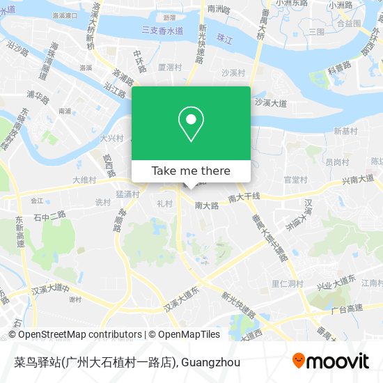 菜鸟驿站(广州大石植村一路店) map
