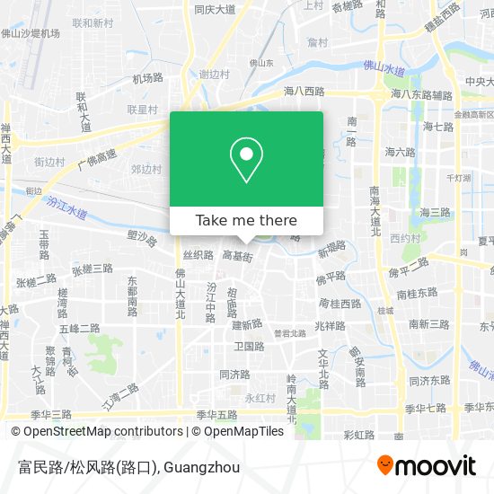 富民路/松风路(路口) map