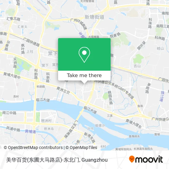 美华百货(东圃大马路店)-东北门 map