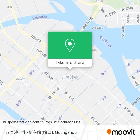 万顷沙一街/新兴路(路口) map