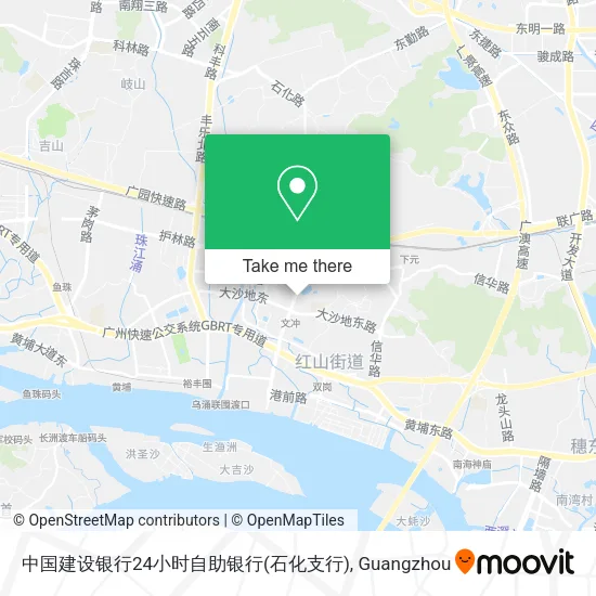 中国建设银行24小时自助银行(石化支行) map