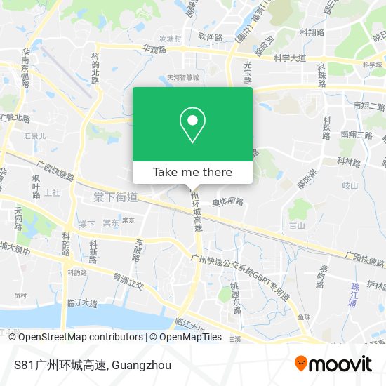 S81广州环城高速 map