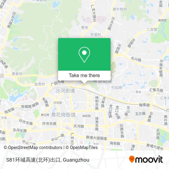 S81环城高速(北环)出口 map