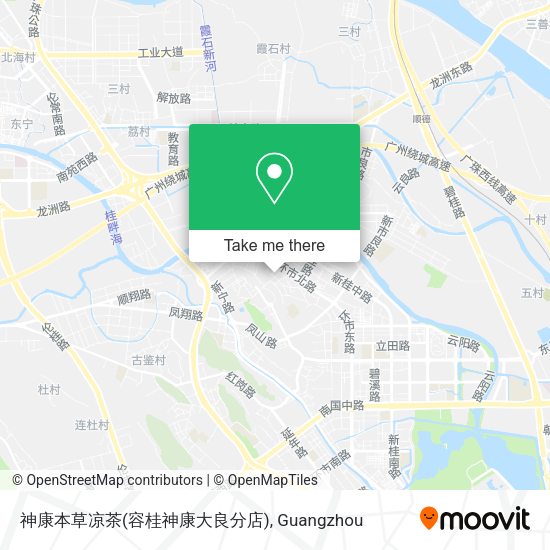 神康本草凉茶(容桂神康大良分店) map