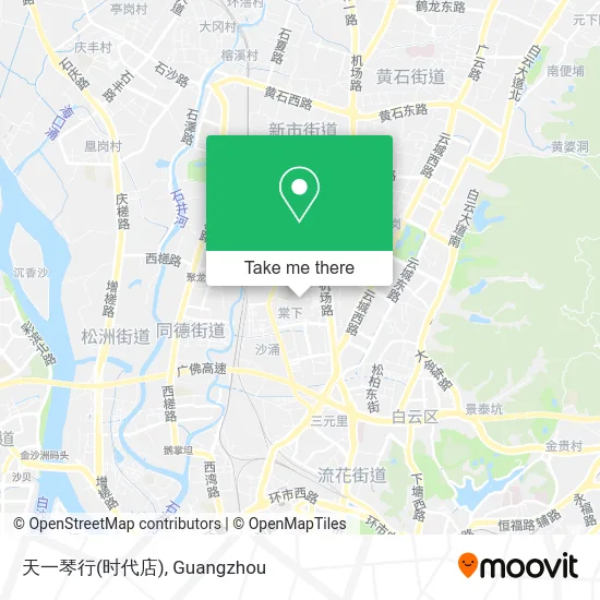 天一琴行(时代店) map