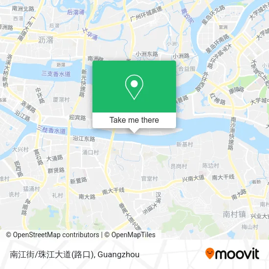 南江街/珠江大道(路口) map