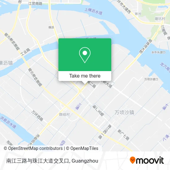 南江三路与珠江大道交叉口 map