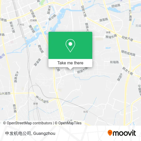 申发机电公司 map
