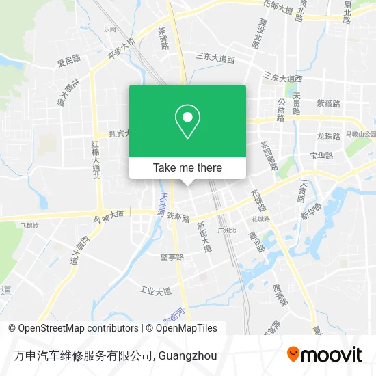 万申汽车维修服务有限公司 map