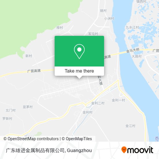 广东雄进金属制品有限公司 map