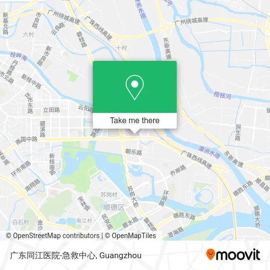 广东同江医院-急救中心 map