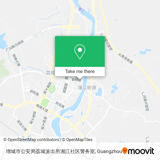 增城市公安局荔城派出所湘江社区警务室 map