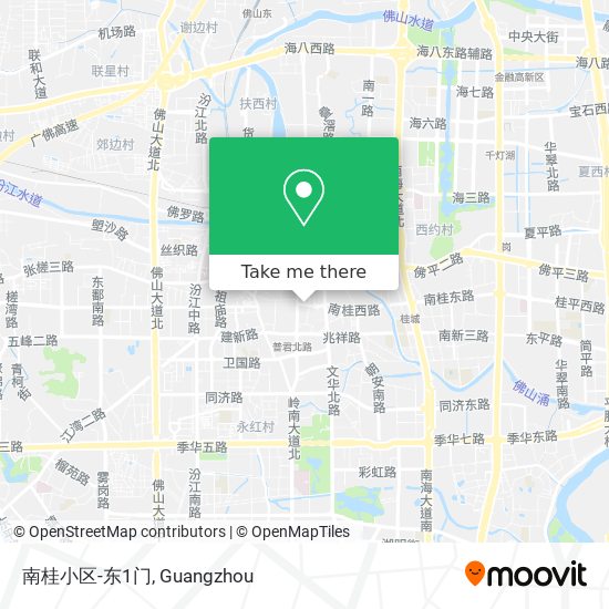 南桂小区-东1门 map