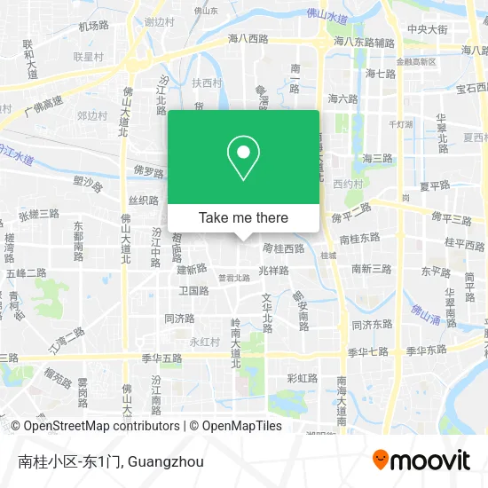 南桂小区-东1门 map