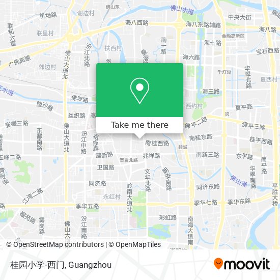 桂园小学-西门 map
